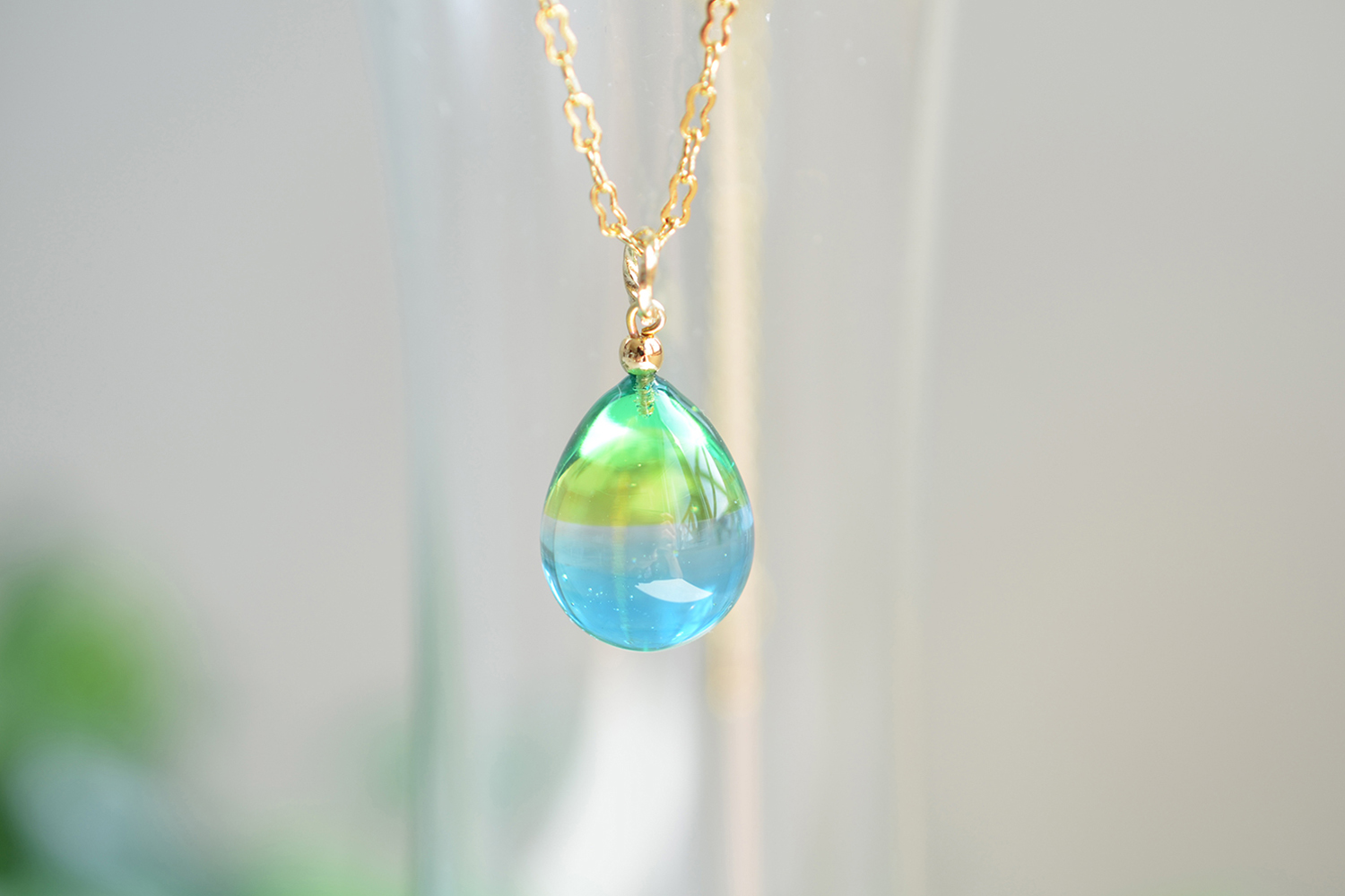 菜の花と空＊ネックレス